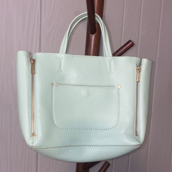 Ann Taylor Signature Pebbled Leather Mini Tote Crossbody Bag - Picture 2 of 4